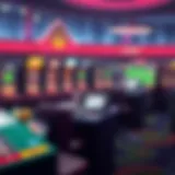 Diverse Features of Modern Bookie Sites Illustration of online betting platforms showcasing various features