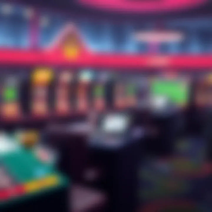 Diverse Features of Modern Bookie Sites Illustration of online betting platforms showcasing various features