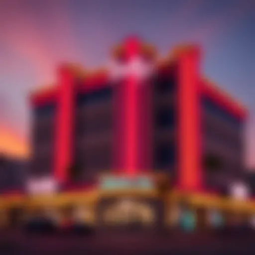 Bally's Atlantic City Exterior Exterior view of Bally's Atlantic City at sunset