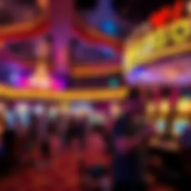 Live entertainment performance at the casino