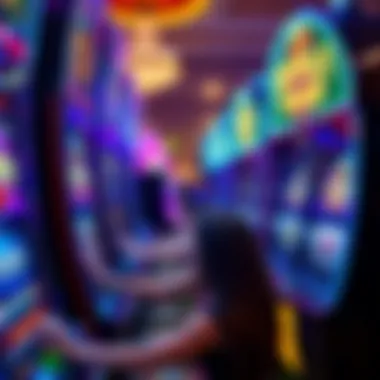 A player engaging with the Buffalo Grand slot machine