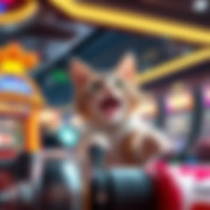 Exciting gameplay scene from Catsino Slots