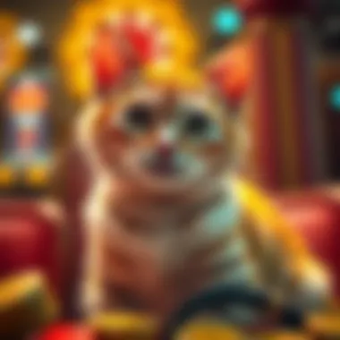 Themes and designs inspired by cats in Catsino