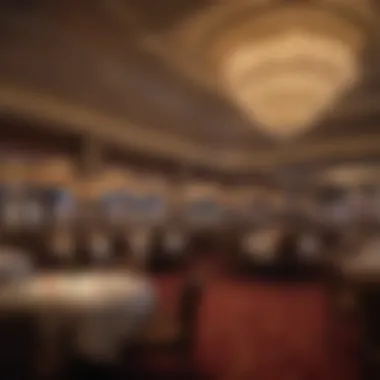 Luxurious restaurant within a casino offering fine dining.