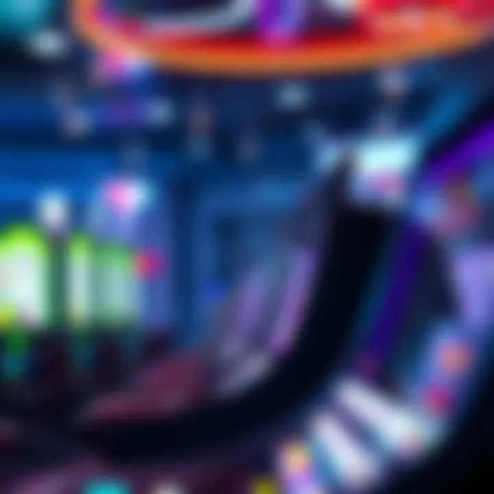 Futuristic concept of slot gaming technology