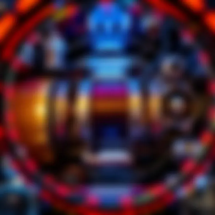 Close-up of the intricate mechanics inside a slot machine