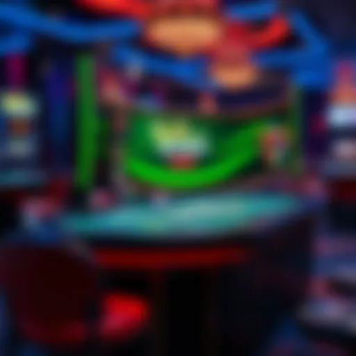 A digital interface of DraftKings Live Blackjack showcasing the game table