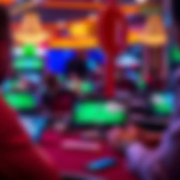 Players Engaged in DraftKings Live Blackjack Across Devices Players enjoying DraftKings Live Blackjack on various devices