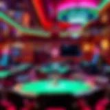 Vibrant interior of Elgin Poker Room