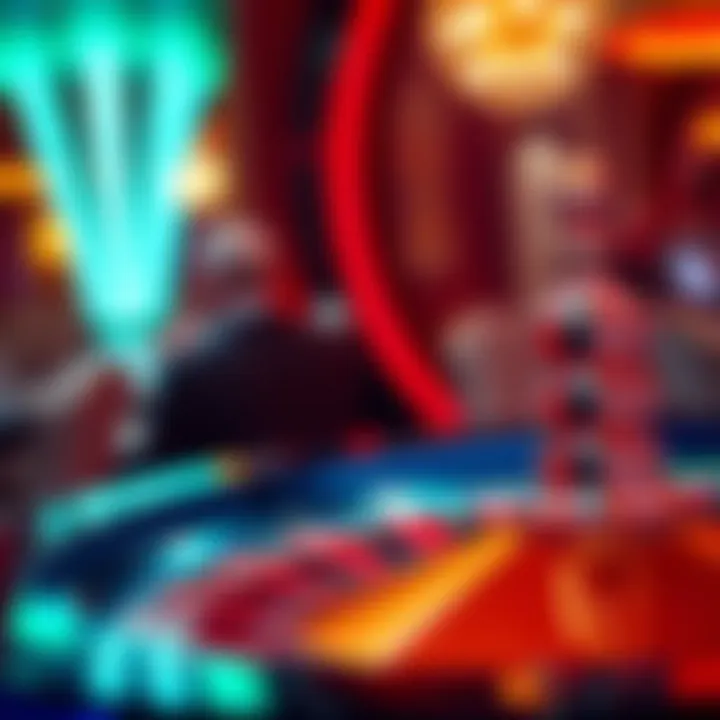 A vibrant roulette wheel showcasing the American variant