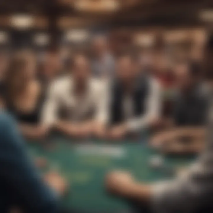 Players engaging in poker without financial stakes