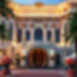 Exterior view of the Grand Villa Casino showcasing its impressive architecture