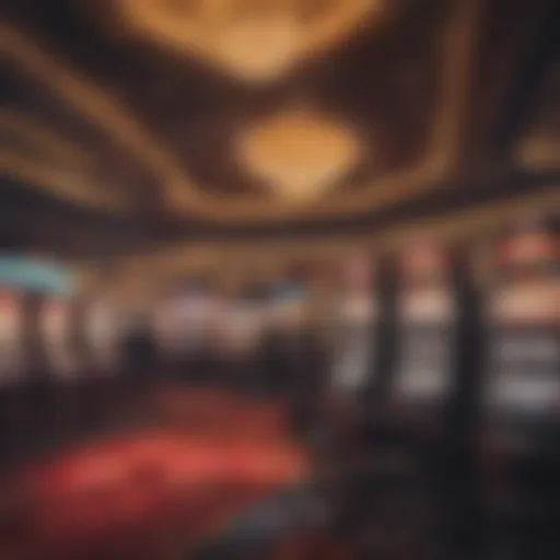 A panoramic view of a bustling live casino floor in Pittsburgh