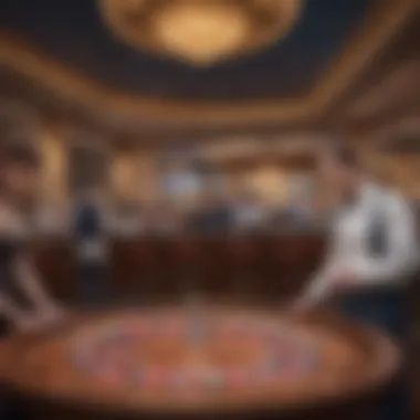 Gourmet dining experience within a casino hotel setting