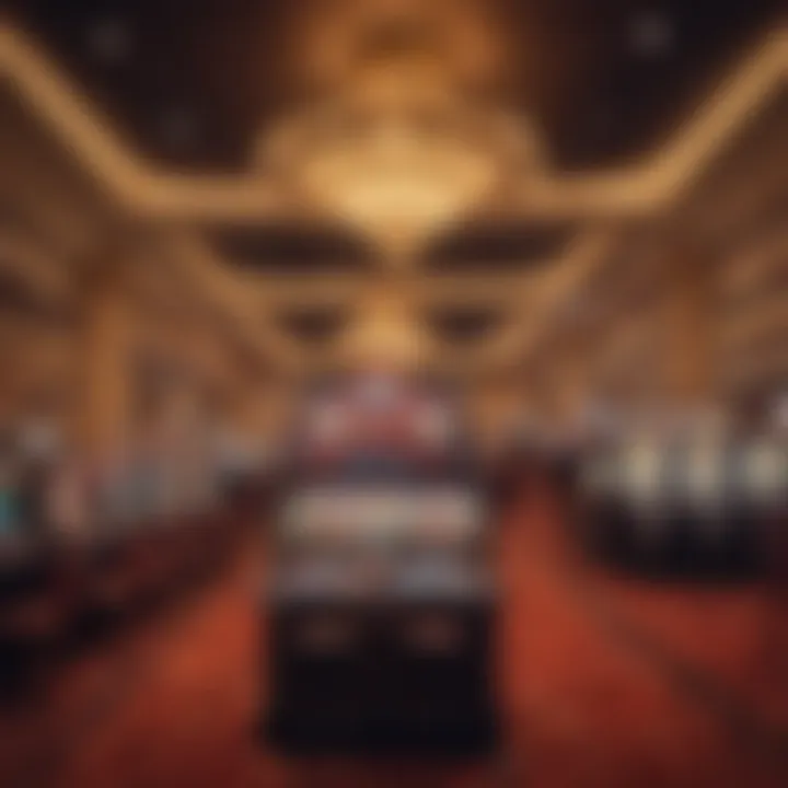 Live entertainment show at a bustling casino venue