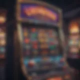 Vibrant online slot machine interface