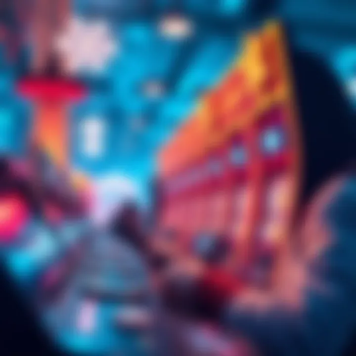 Illustration of online gaming and gambling culture