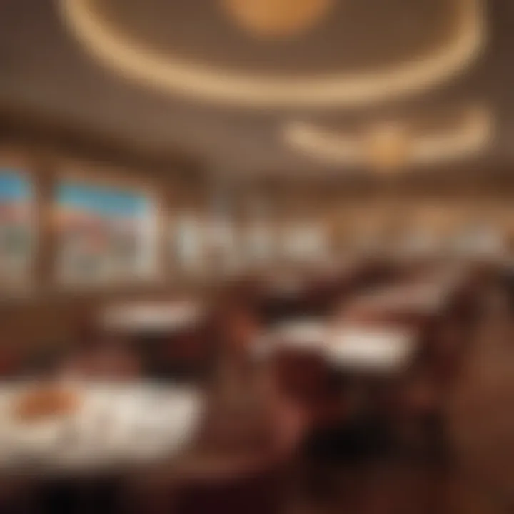 Dining space featuring diverse culinary options