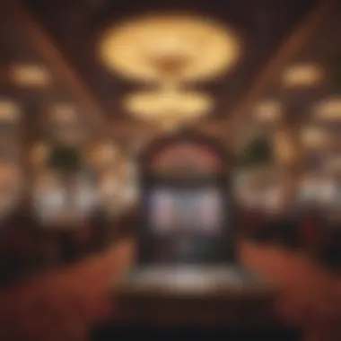 Luxurious gaming area with vibrant atmosphere