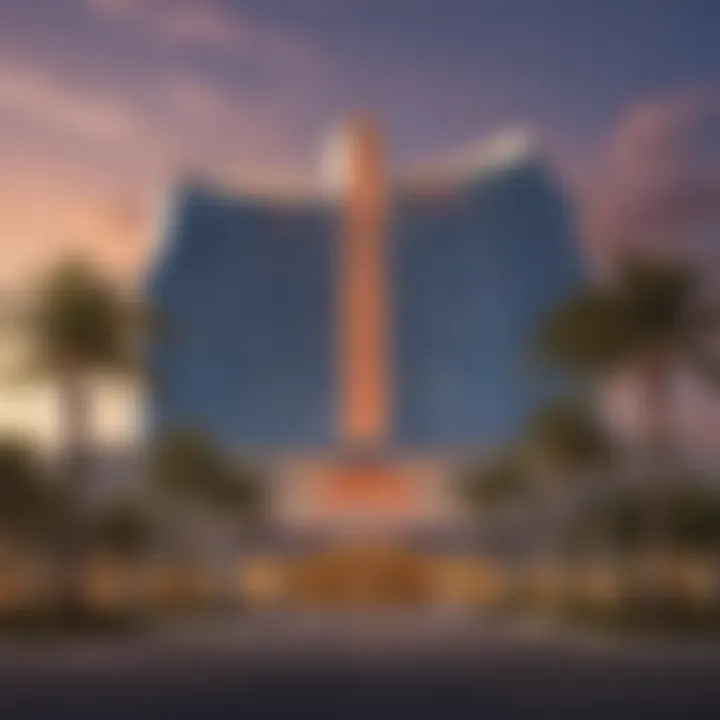 Exterior view of Seminole Hard Rock Casino in Hollywood, Florida