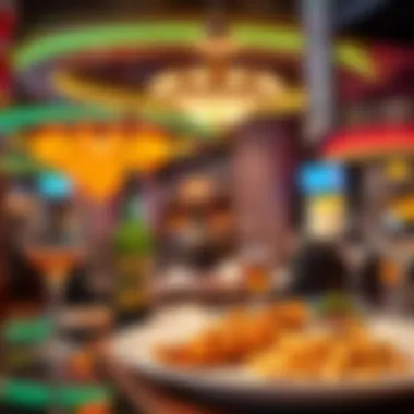 Culinary Delights: Diverse Dining Experiences Diverse dining options available at SLS Las Vegas highlighting culinary experiences