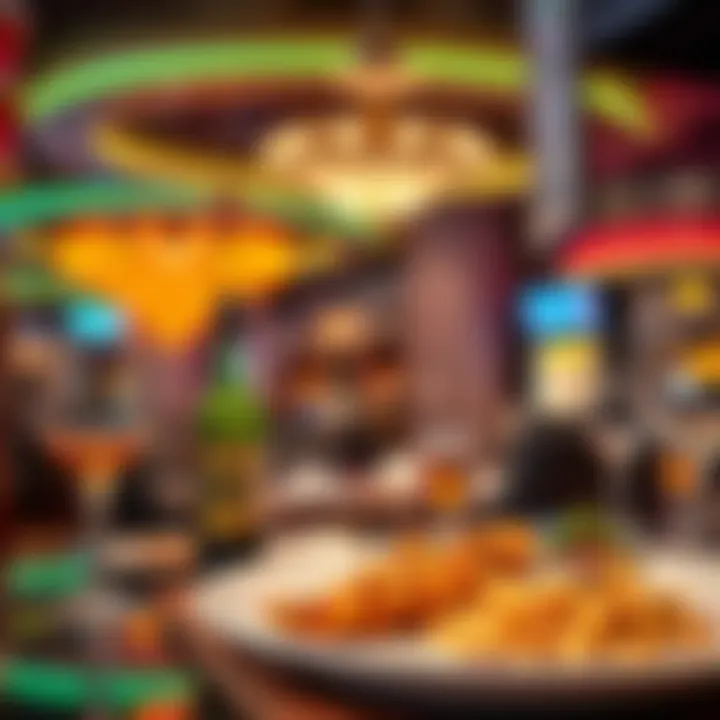 Culinary Delights: Diverse Dining Experiences Diverse dining options available at SLS Las Vegas highlighting culinary experiences