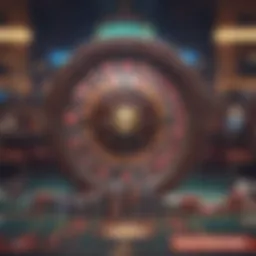 Visual representation of the Spinit gaming interface showcasing strategy elements.