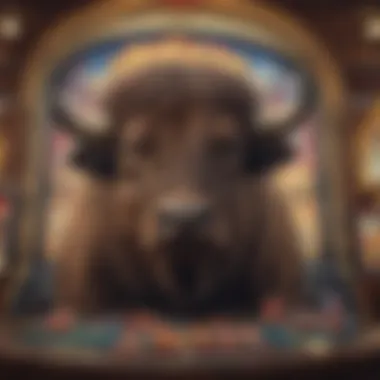 Historical depiction of the origins of Buffalo-themed slots