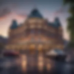 A stunning view of Hamburg's iconic casino building