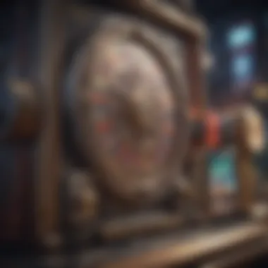 An infographic detailing the mechanics of slot gameplay