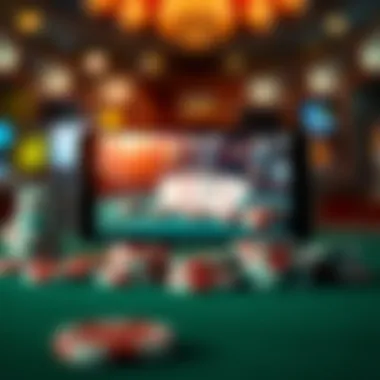 Strategic poker moves displayed on a mobile device screen