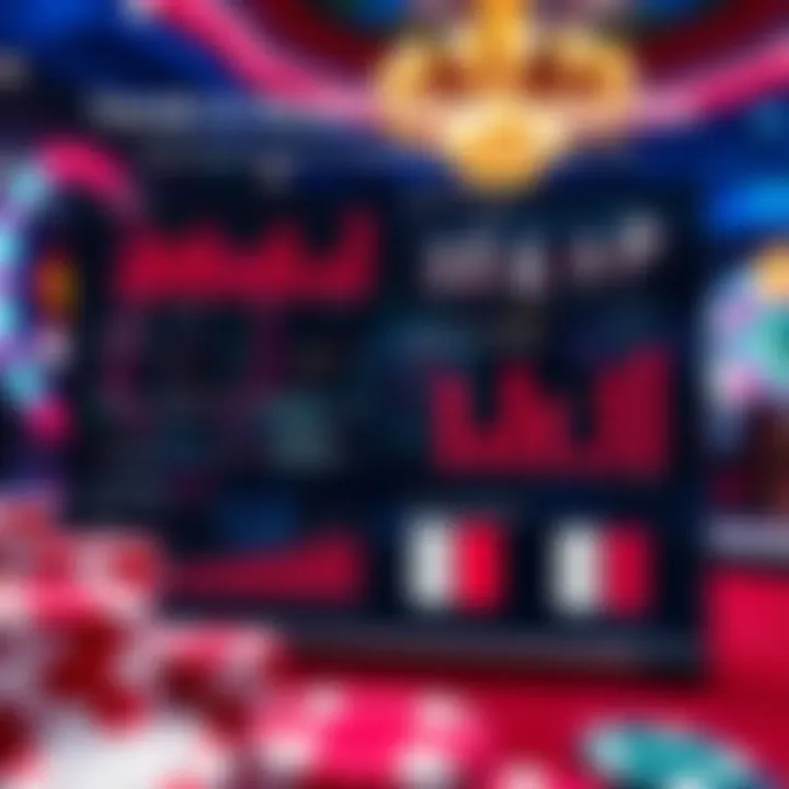 Charts and graphs illustrating trends in mobile poker popularity