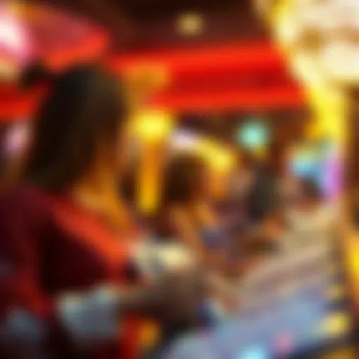 Visual representation of lottery ticket purchases