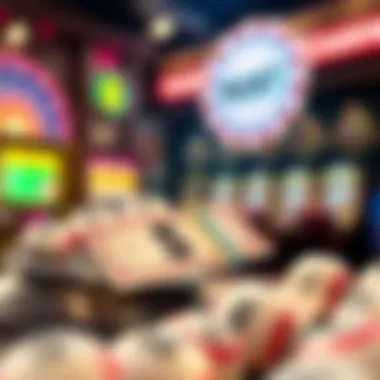 A conceptual image showing financial considerations in lottery buying