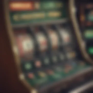 Statistical Analysis of Player Behavior Chart showing statistical analysis of player behavior in relation to the green money slot machine