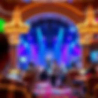 Entertainment venue inside the Palms showcasing a live performance