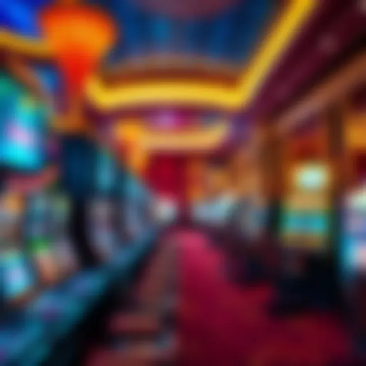 Exciting gaming floor at the Palms, illustrating the vibrant casino atmosphere