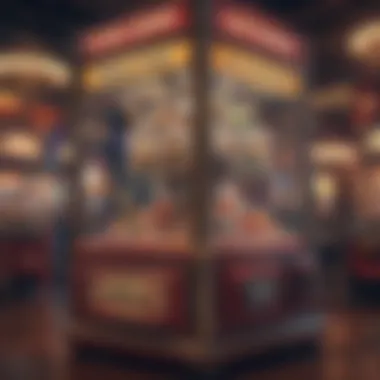 Claw Machines Through the Ages A vibrant chart illustrating the historical evolution of claw machines in gaming culture.