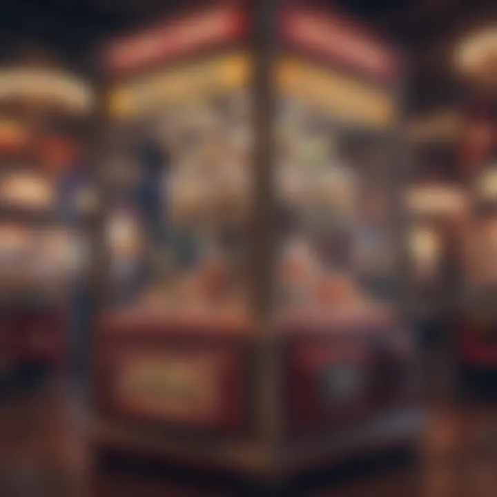 Claw Machines Through the Ages A vibrant chart illustrating the historical evolution of claw machines in gaming culture.