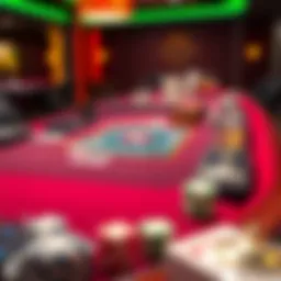 A virtual table layout for Free Bet Blackjack showcase