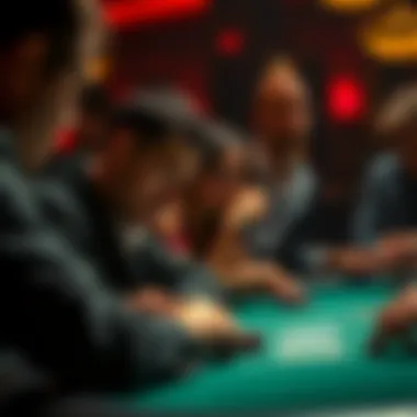 Intense Poker Game Moment An intense moment during a poker game, highlighting player expressions and tension