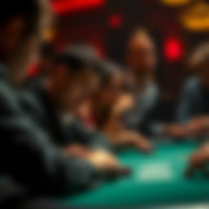 Intense Poker Game Moment An intense moment during a poker game, highlighting player expressions and tension