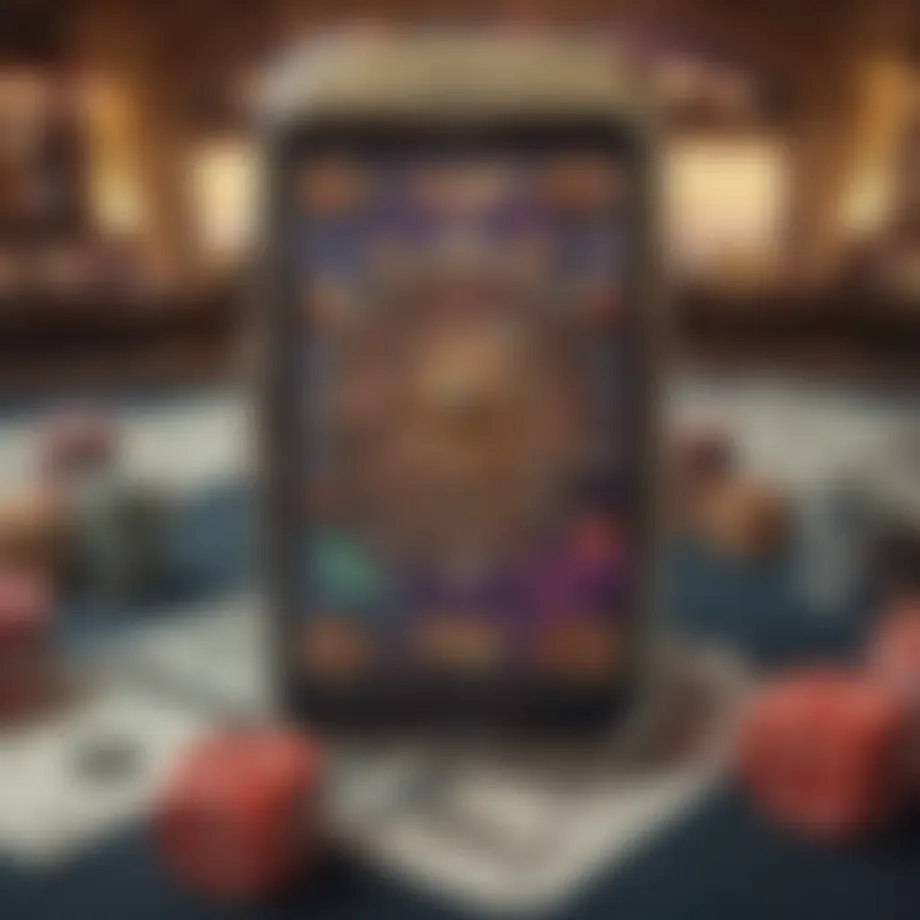 Gameplay of a popular iPhone game that rewards players financially