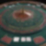 An intricate layout of multihand blackjack tables