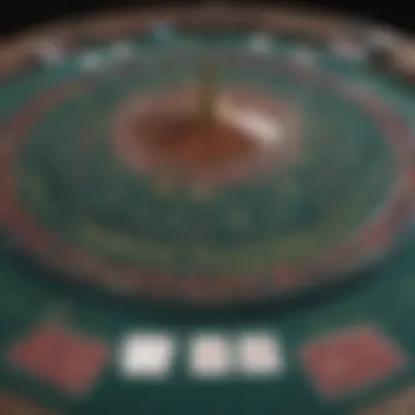 An intricate layout of multihand blackjack tables