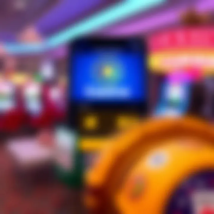 User Interface of Casino Rewards App User interface of a casino rewards app