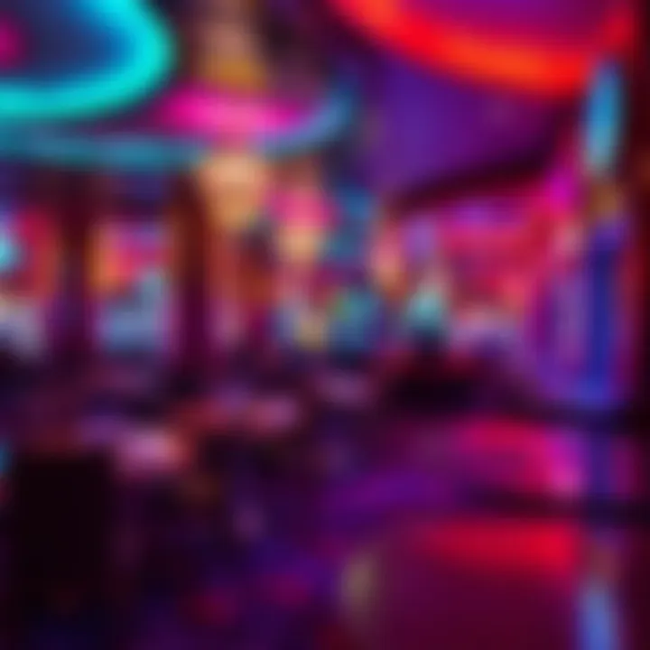 Atmospheric lounge within the casino for relaxation and socializing