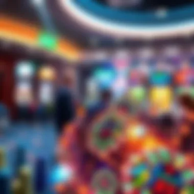 An abstract representation of emerging technologies in the betting industry.