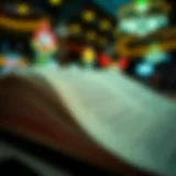 A detailed view of regulatory documents related to online betting.