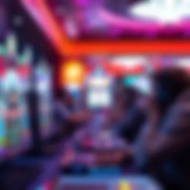 A vibrant online gaming community in action